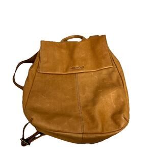 American Lesther Co Liberty Backpack Brown Buttery Soft Leather Bag Super Soft
